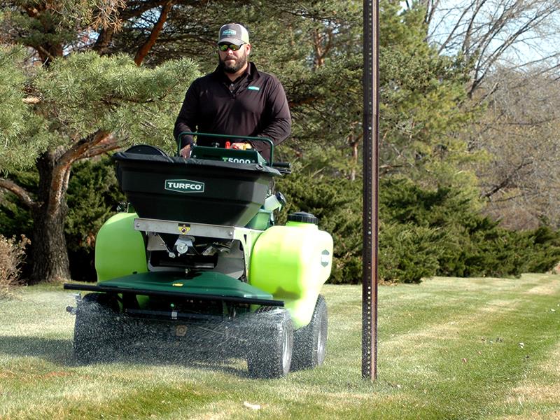 The T5000 is boomless for nimble productivity