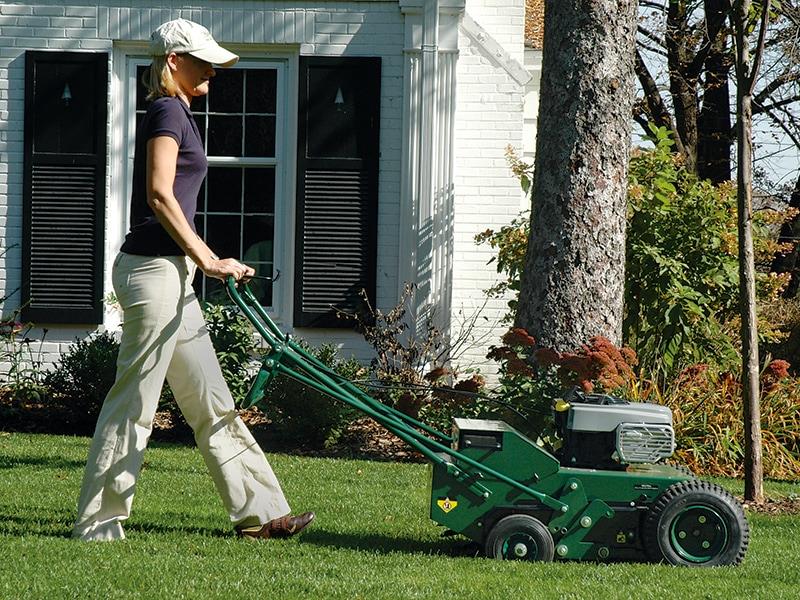Turn, reverse, steer all while you aerate