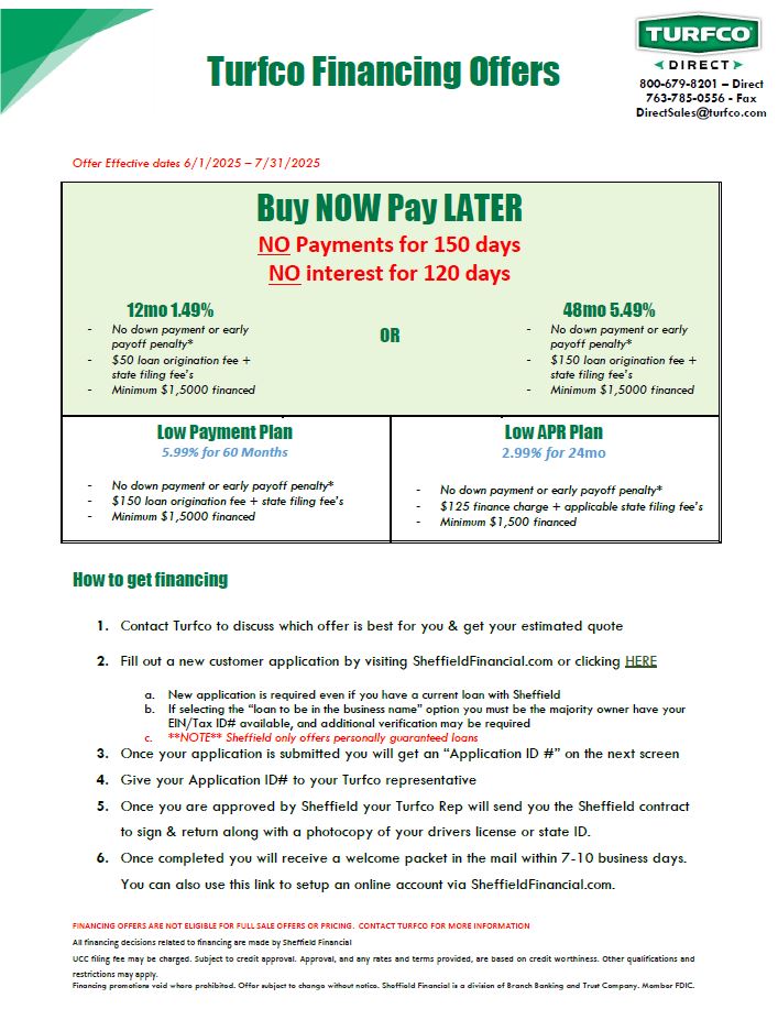 financing offers