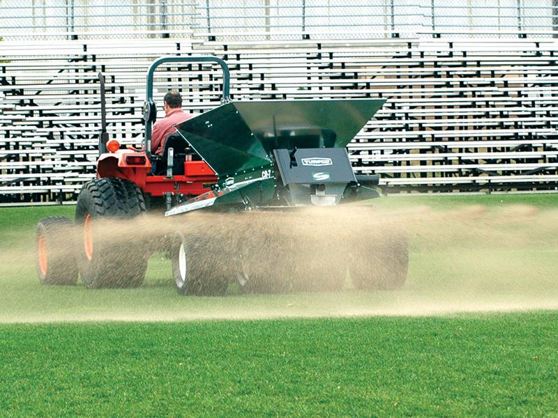 top dressing spreader TurfTime Topdresser | Model TT-3050 & TT-3065