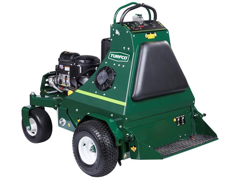 Professional Landscaping Aerators TurnAer XT8 Riding Aerator Turfco